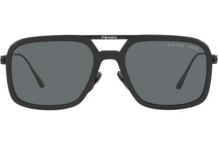 Sonnenbrille Prada PR57ZS 1BO5Z1 Polarized Quadratisch Schwarz