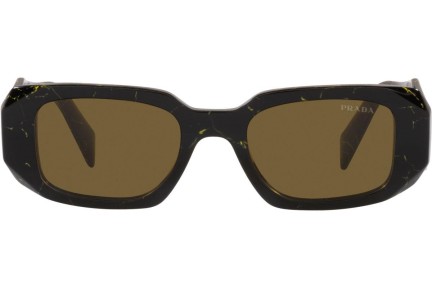 Sonnenbrille Prada PR17WS 19D01T Rechteck Schwarz