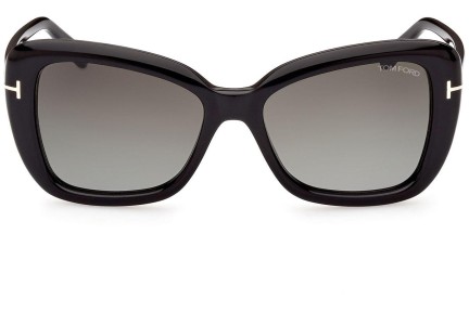 Sunglasses Tom Ford FT1008 01B Cat Eye Schwarz