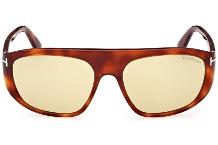 Sunglasses Tom Ford FT1002 53E Pilot Havanna