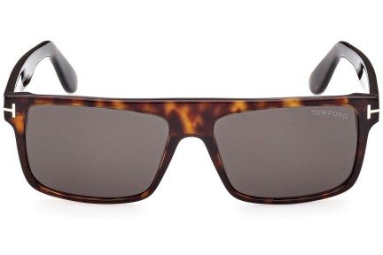 Sonnenbrille Tom Ford FT0999 52A Rechteck Havanna