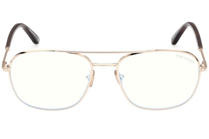 Glasses Tom Ford FT5830-B 028 Pilot Gold