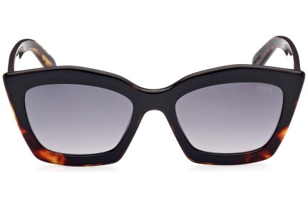 Sunglasses Emilio Pucci EP0195 05B Quadratisch Schwarz