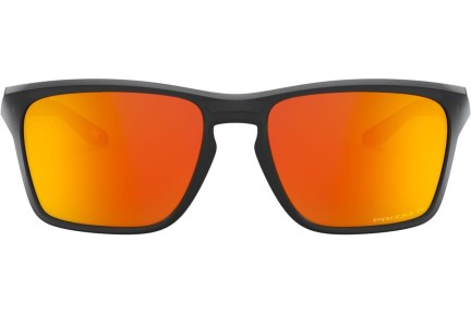 Sonnenbrille Oakley Sylas OO9448-05 Polarized Rechteck Schwarz