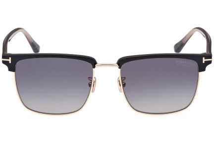 Sunglasses Tom Ford FT0997-H 02D Polarized Browline Schwarz