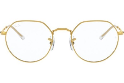 Glasses Ray-Ban Jack RX6465 3086 Rund Gold