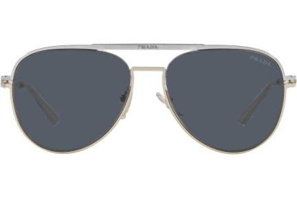 Sonnenbrille Prada PR54ZS 17F09T Pilot Silber