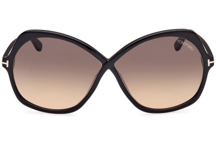 Sonnenbrille Tom Ford FT1013 01B Cat Eye Schwarz