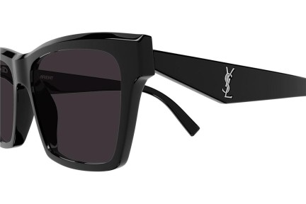 Sonnenbrille Saint Laurent SLM104 002 Quadratisch Schwarz