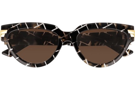 Sonnenbrille Bottega Veneta BV1035S 003 Cat Eye Braun