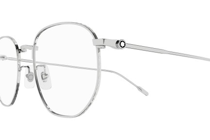 Glasses Mont Blanc MB0213OA 002 Rund Silber