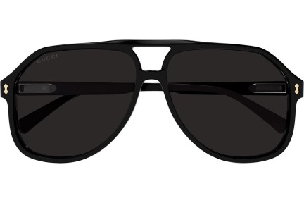 Sonnenbrille Gucci GG1042S 001 Pilot Schwarz