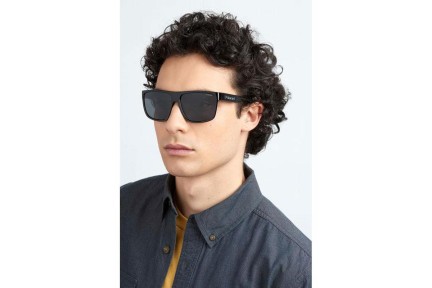 Sonnenbrille Polaroid #fedezselection Collection PLD6076/S 807/M9 Polarized Flat Top Schwarz