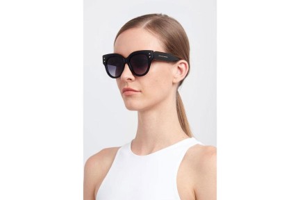 Sunglasses Carolina Herrera CH0008/S 807/9O Cat Eye Schwarz