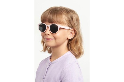 Sonnenbrille Polaroid Junior PLD8040/S 35J/M9 Polarized Rund Rosa