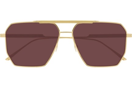 Sonnenbrille Bottega Veneta BV1012S 005 Pilot Gold