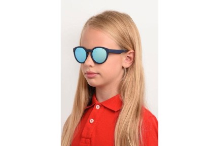 Sonnenbrille Polaroid Junior PLD8019/S CIW/JY Polarized Rund Blau