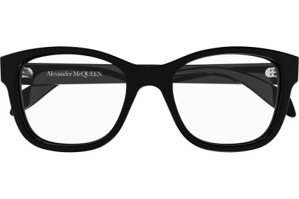 Glasses Alexander McQueen AM0350O 002 Quadratisch Schwarz