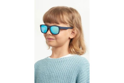 Sunglasses Polaroid Junior PLD8020/S CIW/JY Polarized Quadratisch Blau