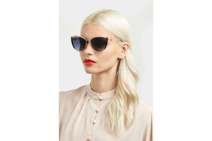 Sunglasses Carolina Herrera HER0112/S KDX/9O Cat Eye Gold