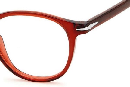 Glasses David Beckham DB1018 C9A Rund Rot