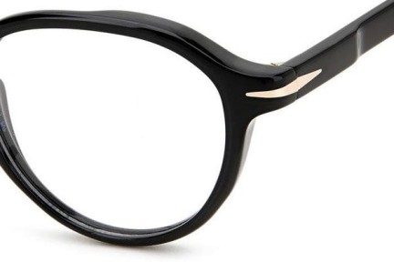 Glasses David Beckham DB7086 807 Rund Schwarz