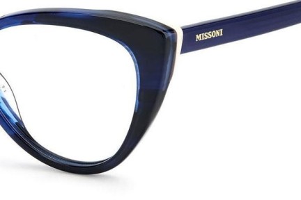 Glasses Missoni MIS0102 38I Cat Eye Blau