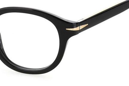 Glasses David Beckham DB7017 807 Rund Schwarz