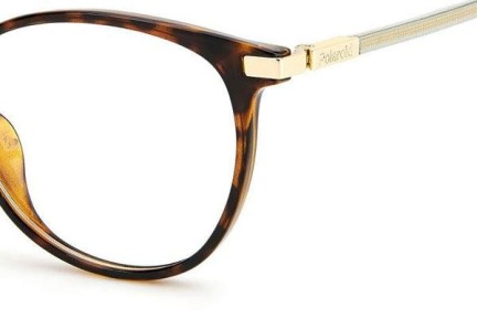 Glasses Polaroid PLDD459/G 086 Cat Eye Havanna