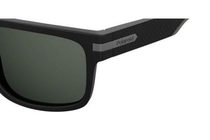 Sonnenbrille Polaroid Active Collection PLD2066/S 003/M9 Polarized Quadratisch Schwarz