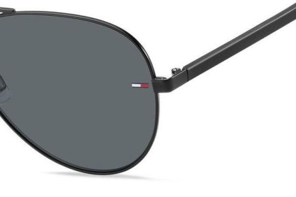 Sunglasses Tommy Jeans TJ0008/S 003/IR Pilot Schwarz