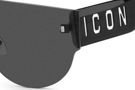 Sonnenbrille Dsquared2 ICON0002/S 80S/IR Monoscheibe | Shield Schwarz