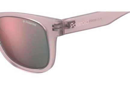 Sunglasses Polaroid Junior PLD8009/N/NEW FWM/JQ Polarized Quadratisch Rosa