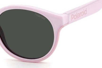 Sonnenbrille Polaroid Junior PLD8040/S 35J/M9 Polarized Rund Rosa