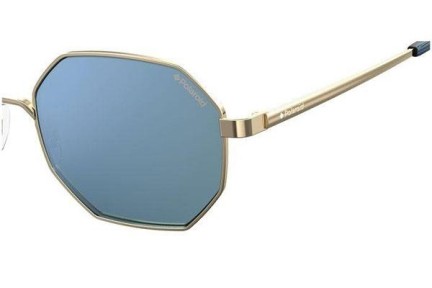 Sonnenbrille Polaroid #fedezselection Collection PLD6067/S LKS/XN Polarized Rund Gold