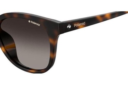 Sonnenbrille Polaroid PLD4089/F/S 086/LA Polarized Quadratisch Havanna