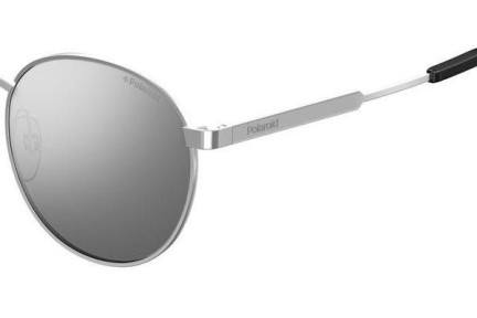 Sonnenbrille Polaroid PLD2053/S 010/EX Polarized Rund Silber