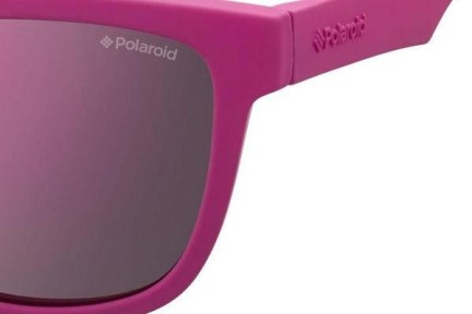 Sunglasses Polaroid Junior PLD8018/S CYQ/AI Polarized Quadratisch Rosa