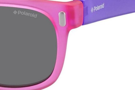 Sonnenbrille Polaroid Junior P0115 IUB/Y2 Polarized Quadratisch Rosa