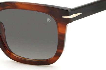 Sunglasses David Beckham DB7076/S EX4/9O Quadratisch Havanna