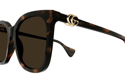 Sonnenbrille Gucci GG1071S 002 Quadratisch Havanna