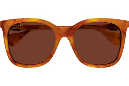 Sonnenbrille Gucci GG1071S 003 Quadratisch Havanna