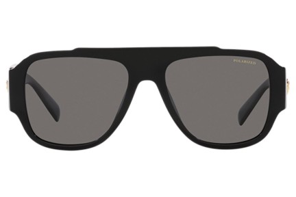 Sonnenbrille Versace Macy'S Aviator VE4436U GB1/81 Polarized Flat Top Schwarz