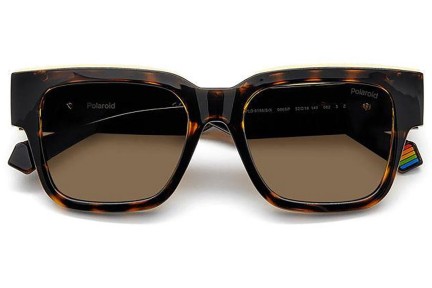 Sonnenbrille Polaroid PLD6198/S/X 086/SP Polarized Quadratisch Havanna