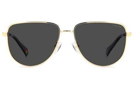 Sonnenbrille Polaroid PLD6196/S/X J5G/M9 Polarized Oval Gold