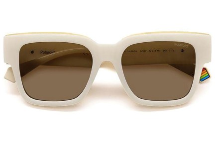 Sonnenbrille Polaroid PLD6198/S/X SZJ/SP Polarized Quadratisch Weiß