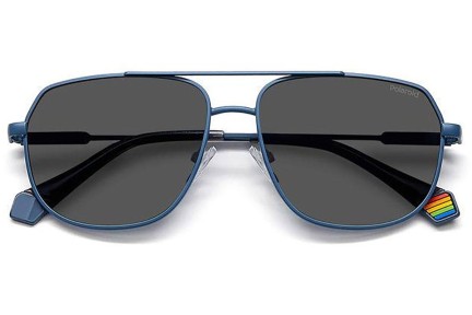 Sunglasses Polaroid PLD6195/S/X FLL/M9 Polarized Pilot Blau