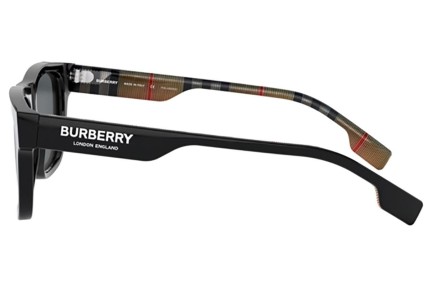 Sunglasses Burberry BE4293 377381 Polarized Quadratisch Schwarz