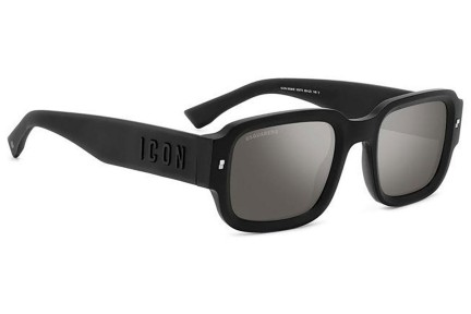 Sunglasses Dsquared2 ICON0009/S 003/T4 Rechteck Schwarz