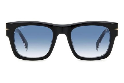 Sunglasses David Beckham DB7099/S 807/F9 Quadratisch Schwarz